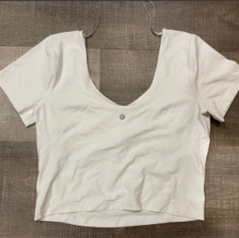 Lululemon White Align Tshirt